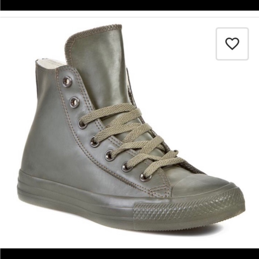 Converse Pine Needle Rubber High Top Sneakers Unisex size Men 5 women 7